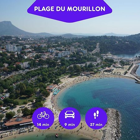 Bao Location - Ideal Pro & Groupe - Calme - Lumineux - Wifi - Terrasse - Jardin - Plage A 2Km - Proche Centre Ville, Gare, Commerces - Parking Prive Toulon Luaran gambar