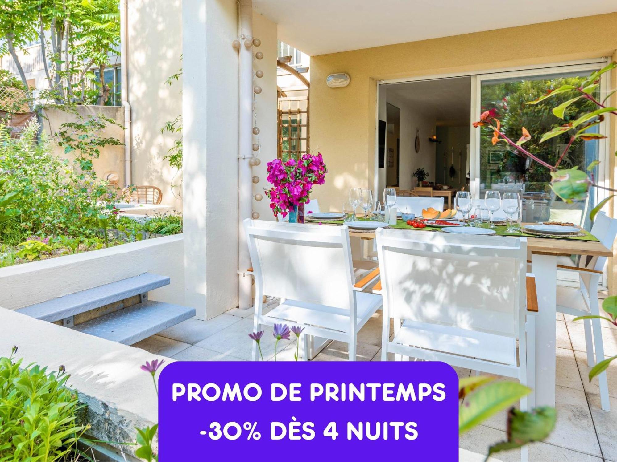 Bao Location - Ideal Pro & Groupe - Calme - Lumineux - Wifi - Terrasse - Jardin - Plage A 2Km - Proche Centre Ville, Gare, Commerces - Parking Prive Toulon Luaran gambar
