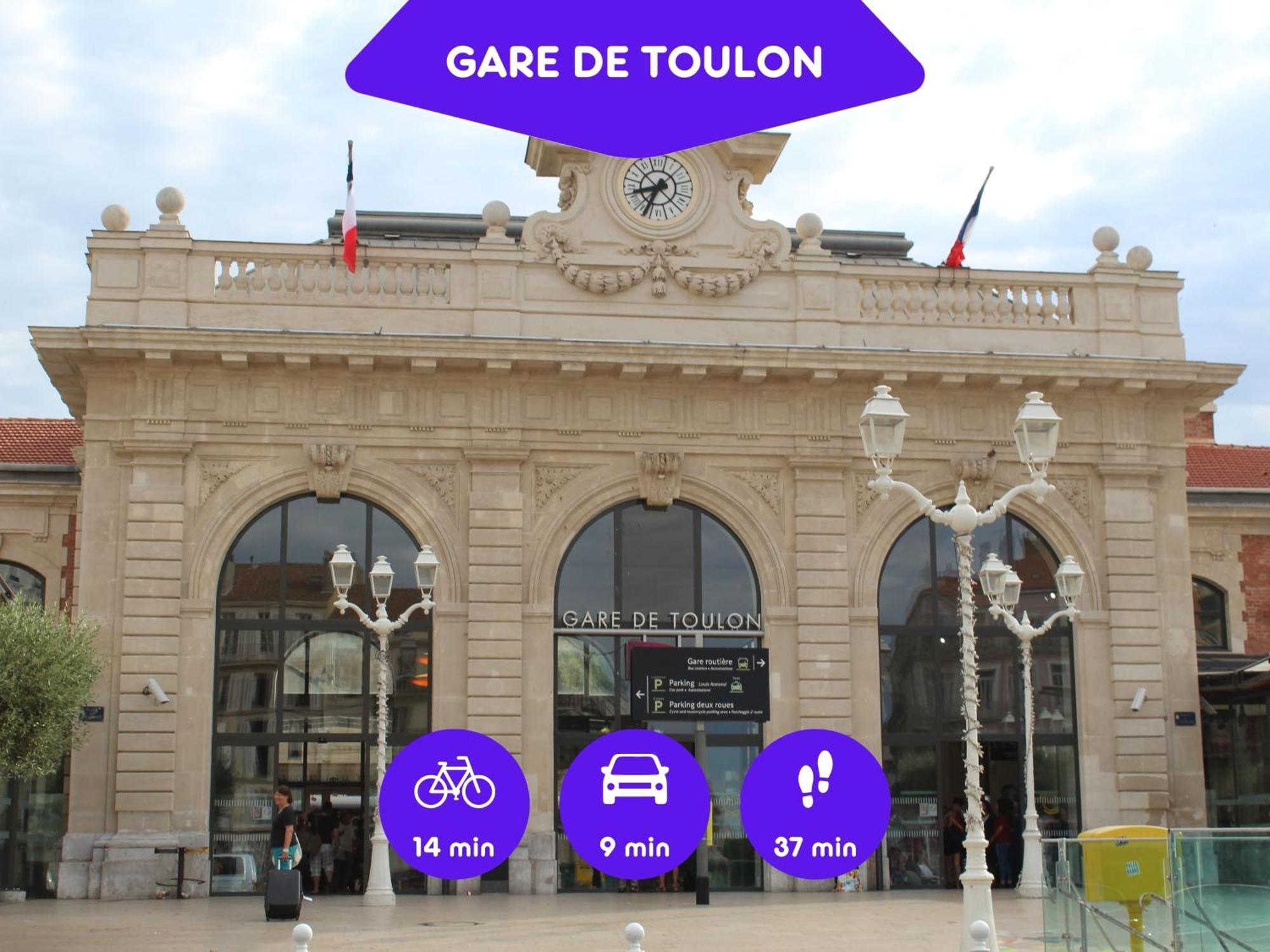 Bao Location - Ideal Pro & Groupe - Calme - Lumineux - Wifi - Terrasse - Jardin - Plage A 2Km - Proche Centre Ville, Gare, Commerces - Parking Prive Toulon Luaran gambar