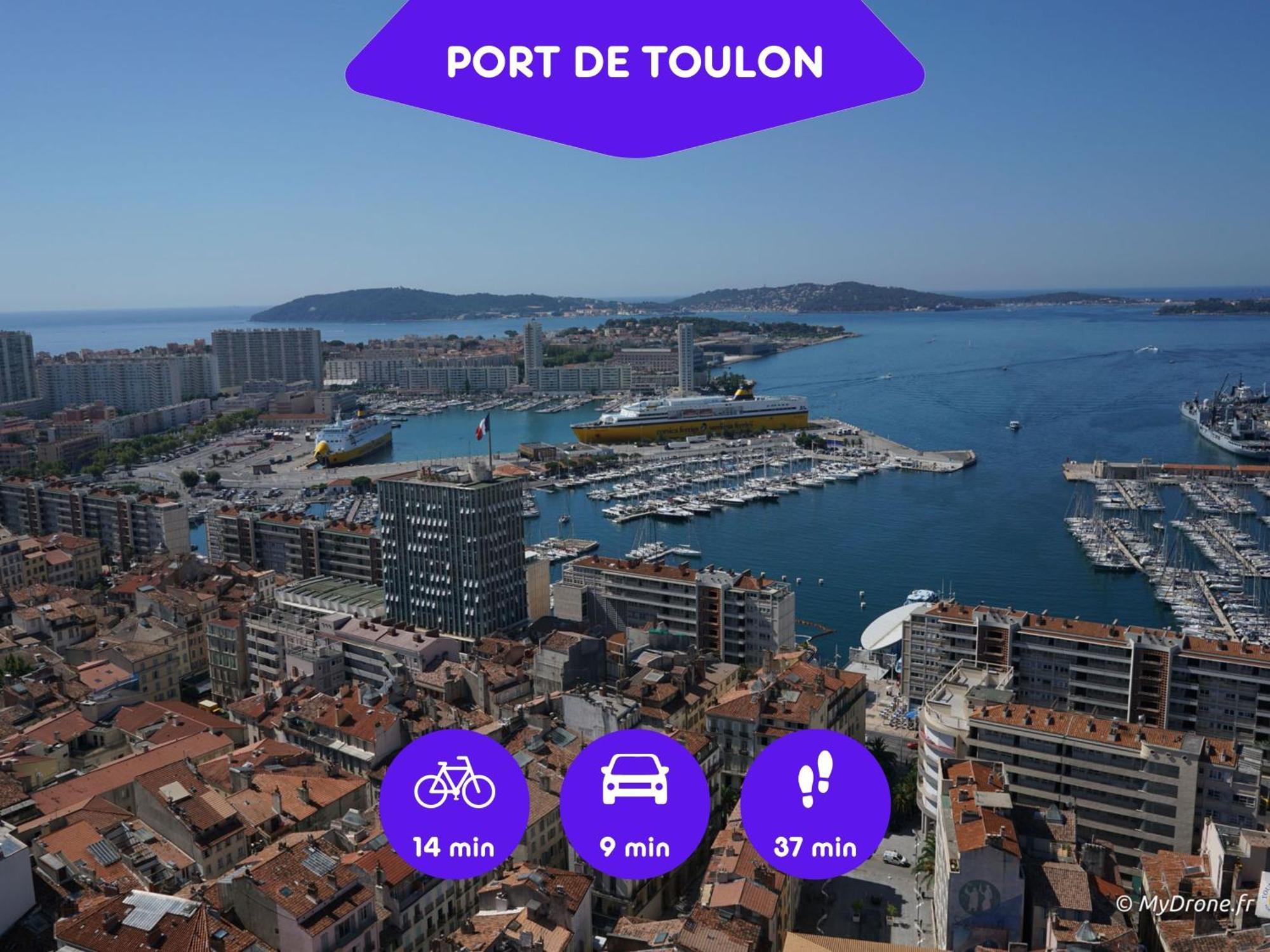 Bao Location - Ideal Pro & Groupe - Calme - Lumineux - Wifi - Terrasse - Jardin - Plage A 2Km - Proche Centre Ville, Gare, Commerces - Parking Prive Toulon Luaran gambar